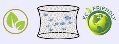 A picture shows copper alloy aquaculture mesh is environmentally friendly.