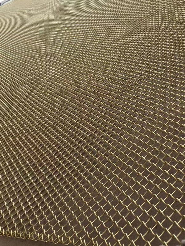 Finished copper alloy products processed and placed on the floor