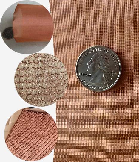 12 X 240 Copper Mesh Screen 40 Mesh Pure Copper Screen Woven