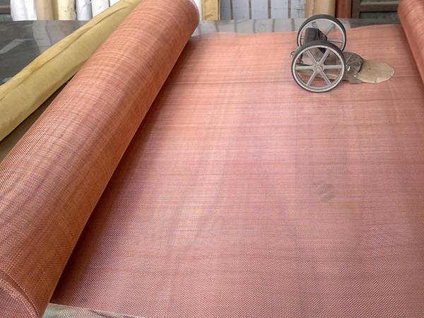 80 100 120 200 Mesh 1m Width RF Shielding Copper Wire Mesh - China