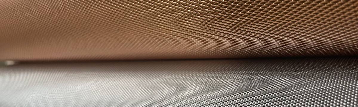 Micro expanded copper mesh